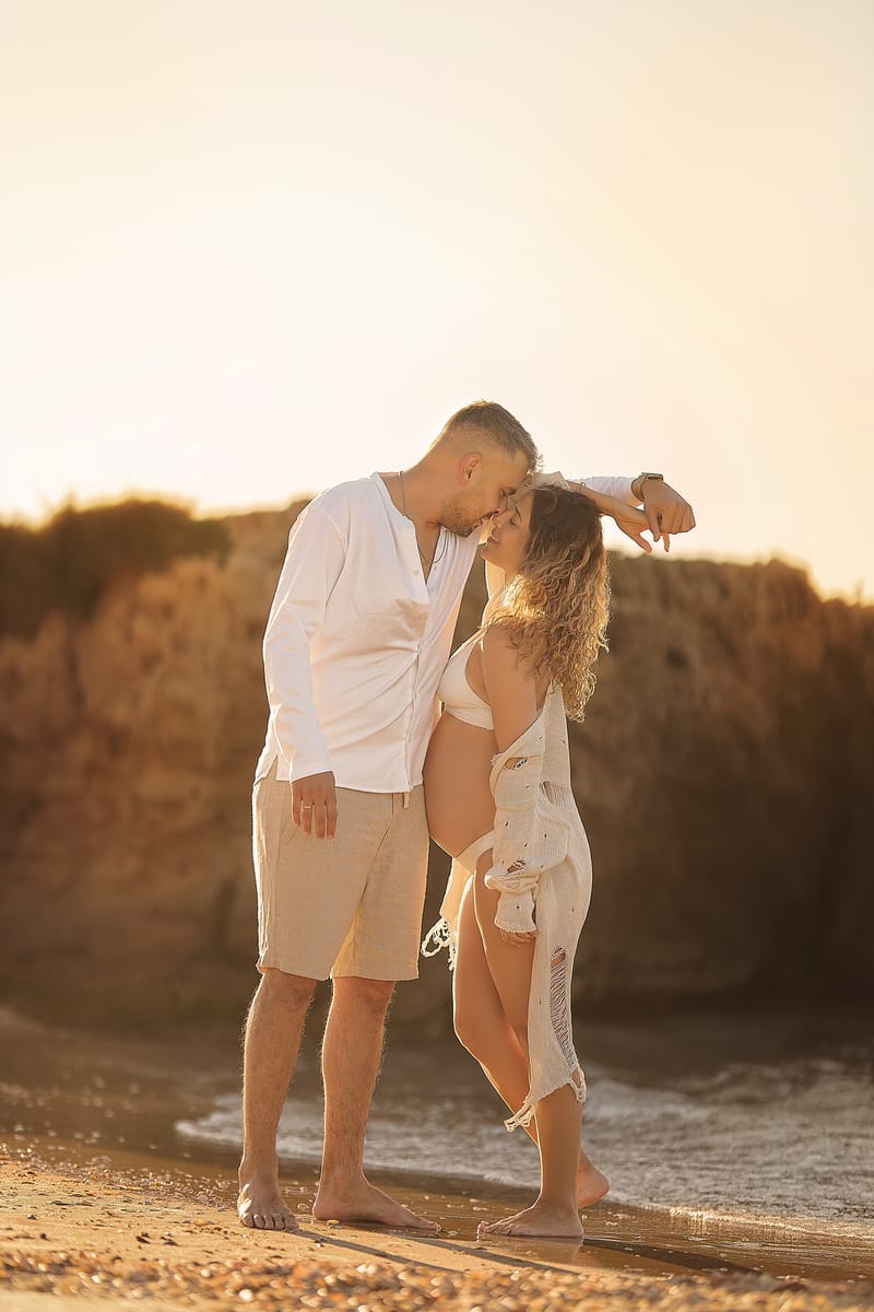 צילומי משפחה בים | צילומי הריון בים | צילומי גיל שנה בים