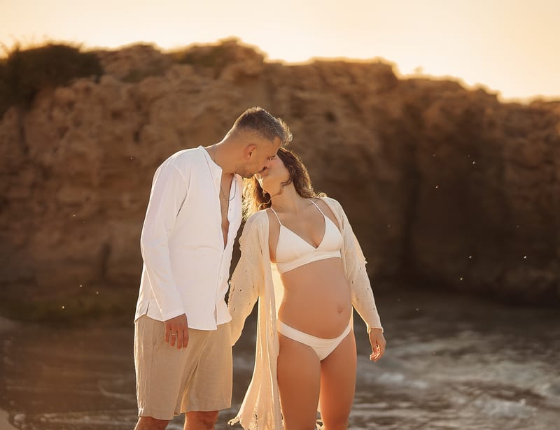 צילומי משפחה בים | צילומי הריון בים | צילומי גיל שנה בים