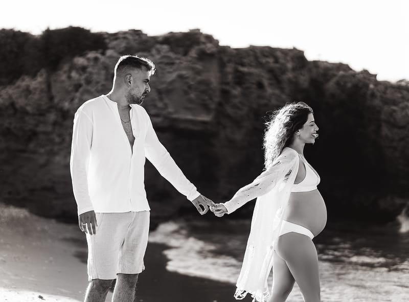 צילומי משפחה בים | צילומי הריון בים | צילומי גיל שנה בים