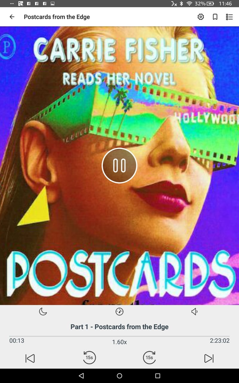 Postcards from the edge by Carrie Fisher 5/12/2020