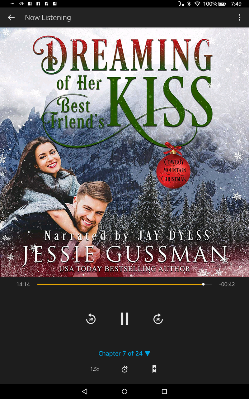 Dreaming of her best friends kiss -cowboy mountain Christmas series book 5- by Jessie Gussman  2/4/21