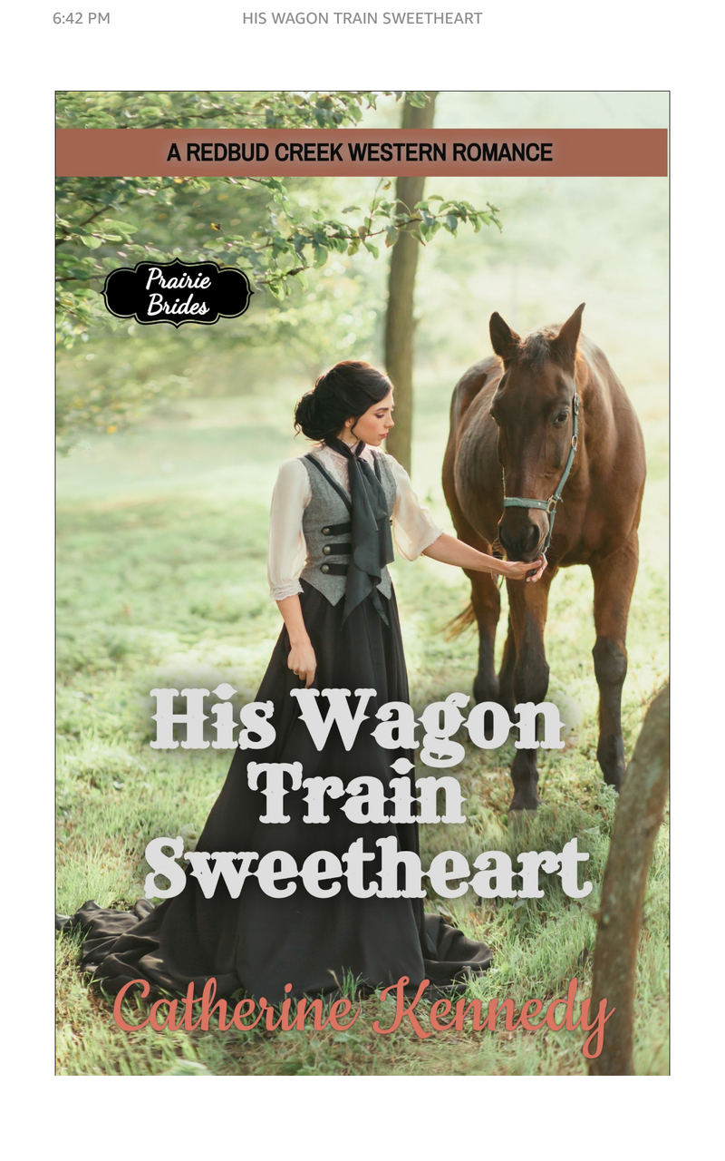 His Wagon train sweetheart- a Walton valley novella-Christian historical western romance by Catherine Kennedy 3/20/21