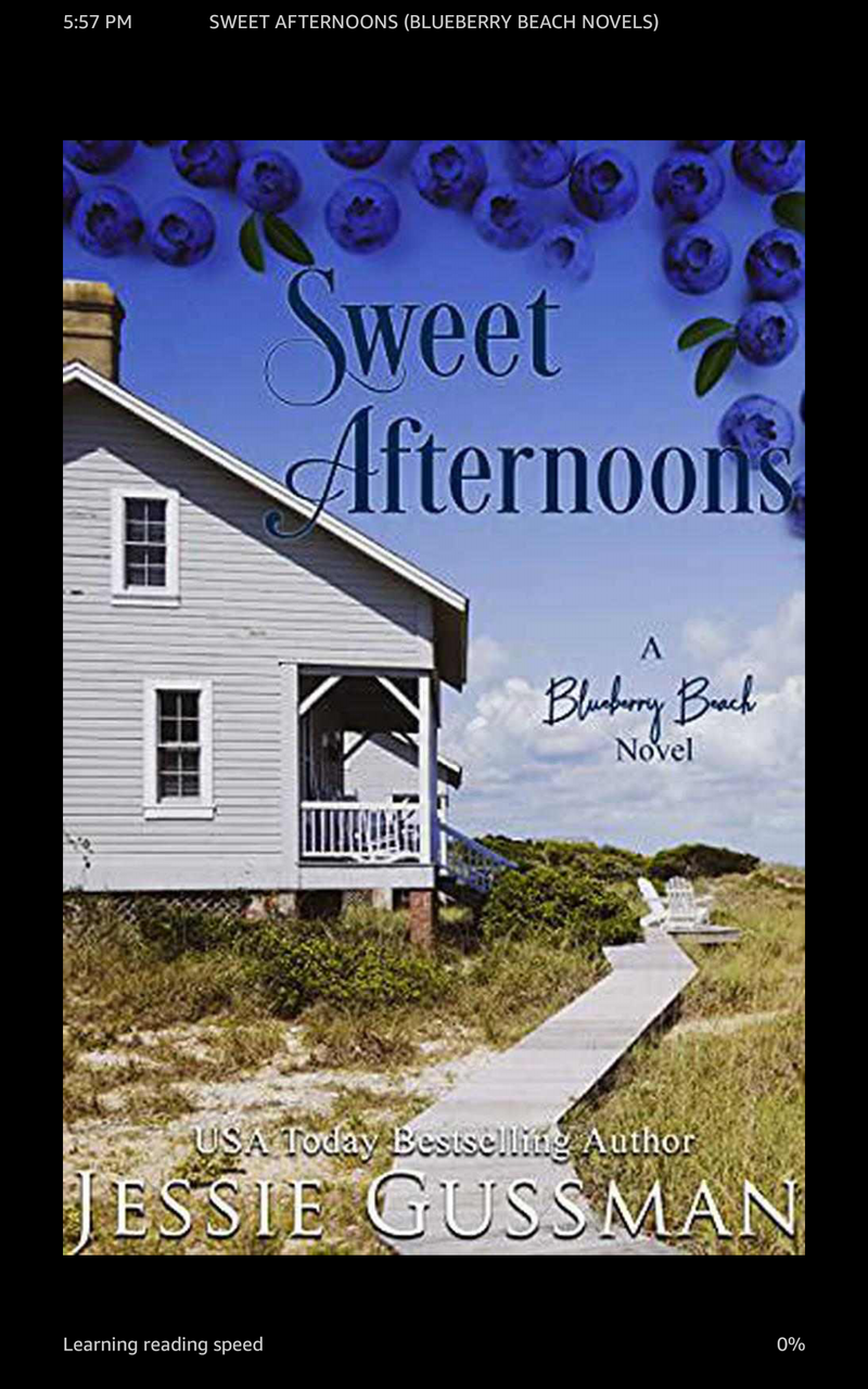 Sweet Afternoons by Jessie Gussman (a Blueberry beach story book 6) 8/7/21