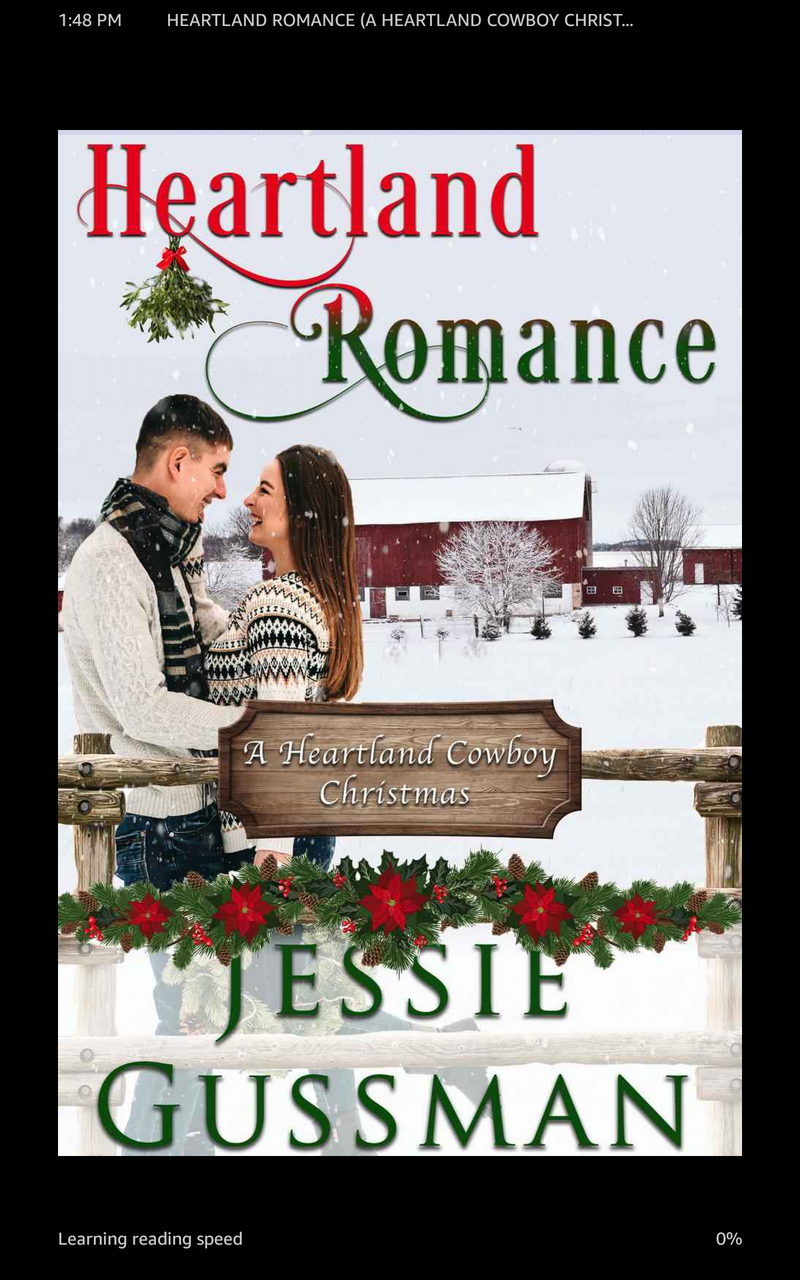 Heartland Romance by Jessie Gussman. (A Heartland Cowboy Christmas)
