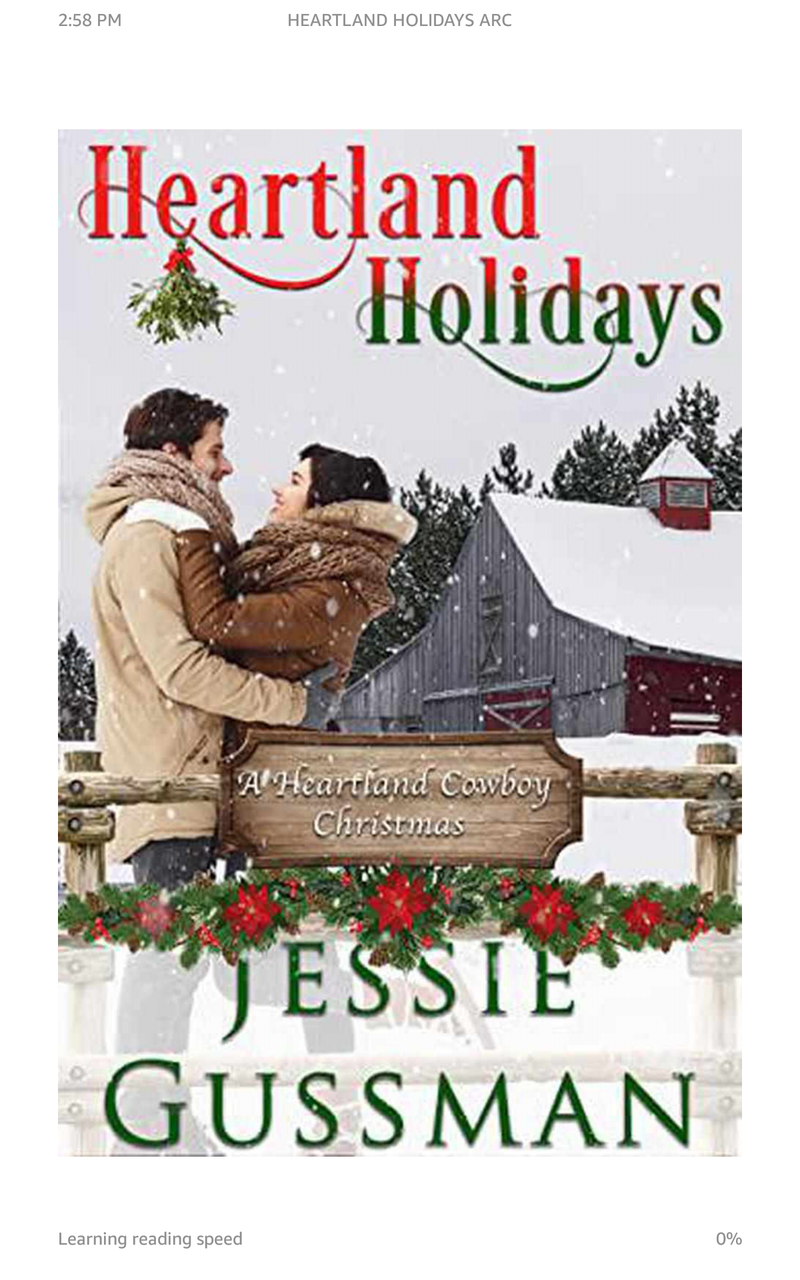 Heartland Holidays by Jessie Gussman (a Heartland Cowboy Christmas Sweet Romance book 6)