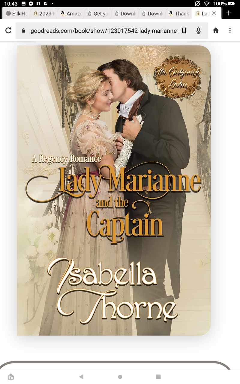 Lady Marianne and the Captain by Isabella Thorne (a regency romance the Sedgwick ladies book 3)