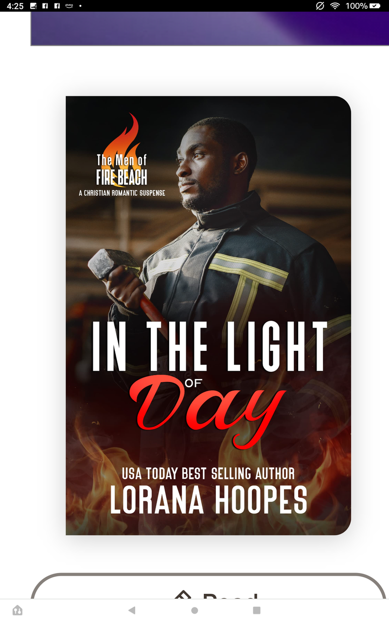In the Light of Day by Lorana Hoopes (the men of fire beach book 7  a Christian romantic suspense)