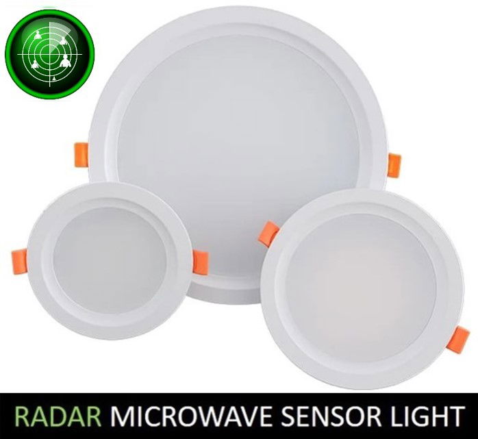 Saba Japan Anti-Glare Radar Microwave Sensor Auto Reset Dimming Recessed Panel Down Light