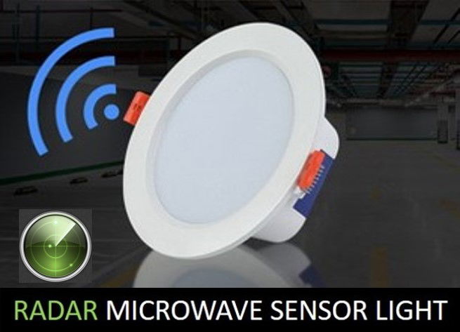 Saba Japan Radar Microwave Sensor Auto Reset Dimming Recessed LED Down Light