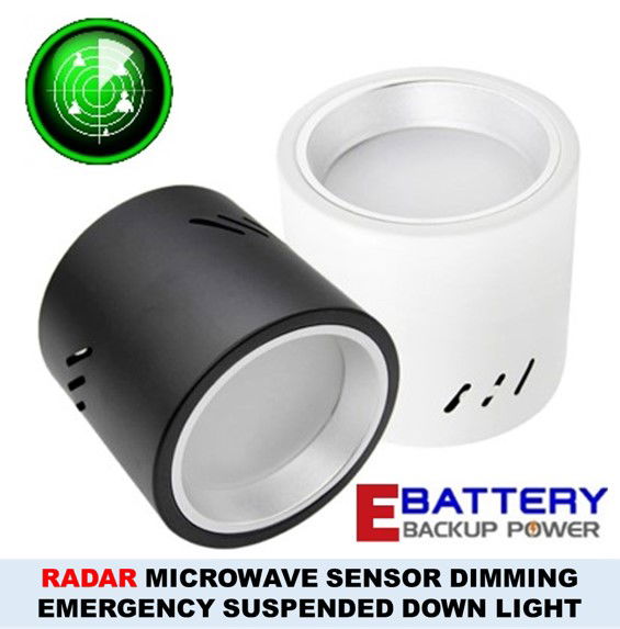 Saba Japan Radar Microwave Sensor Auto Reset Dimming Suspended 3W Emergecy Down Light