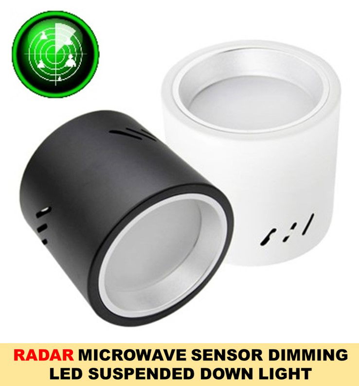 Saba Japan Radar Microwave Sensor Auto Reset Dimming Suspended LED Down Light