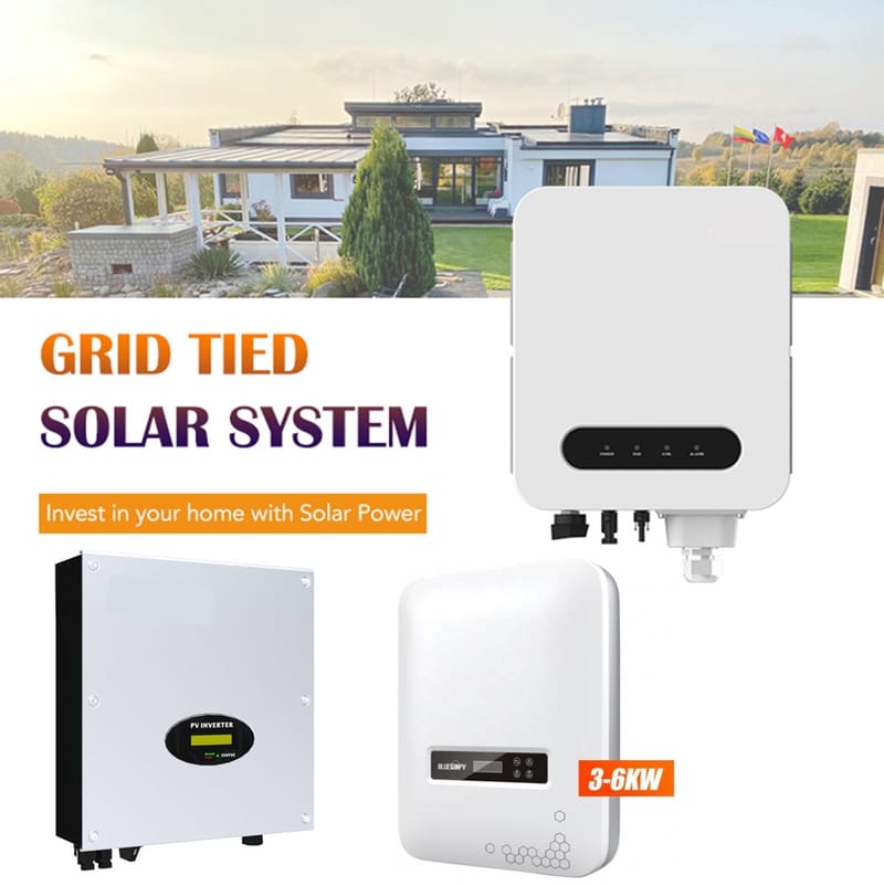 3KW to 6KW Residential String Single Phase Solar Power System