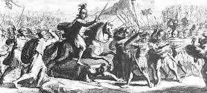 La bataille de Soissons  486