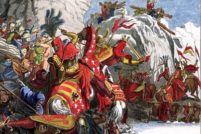 La bataille de Morgarten (1315) : La naissance de la Confédération suisse.