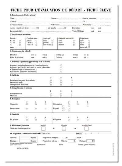 DESCRIPTION DU PROCEDE D'EVALUATION