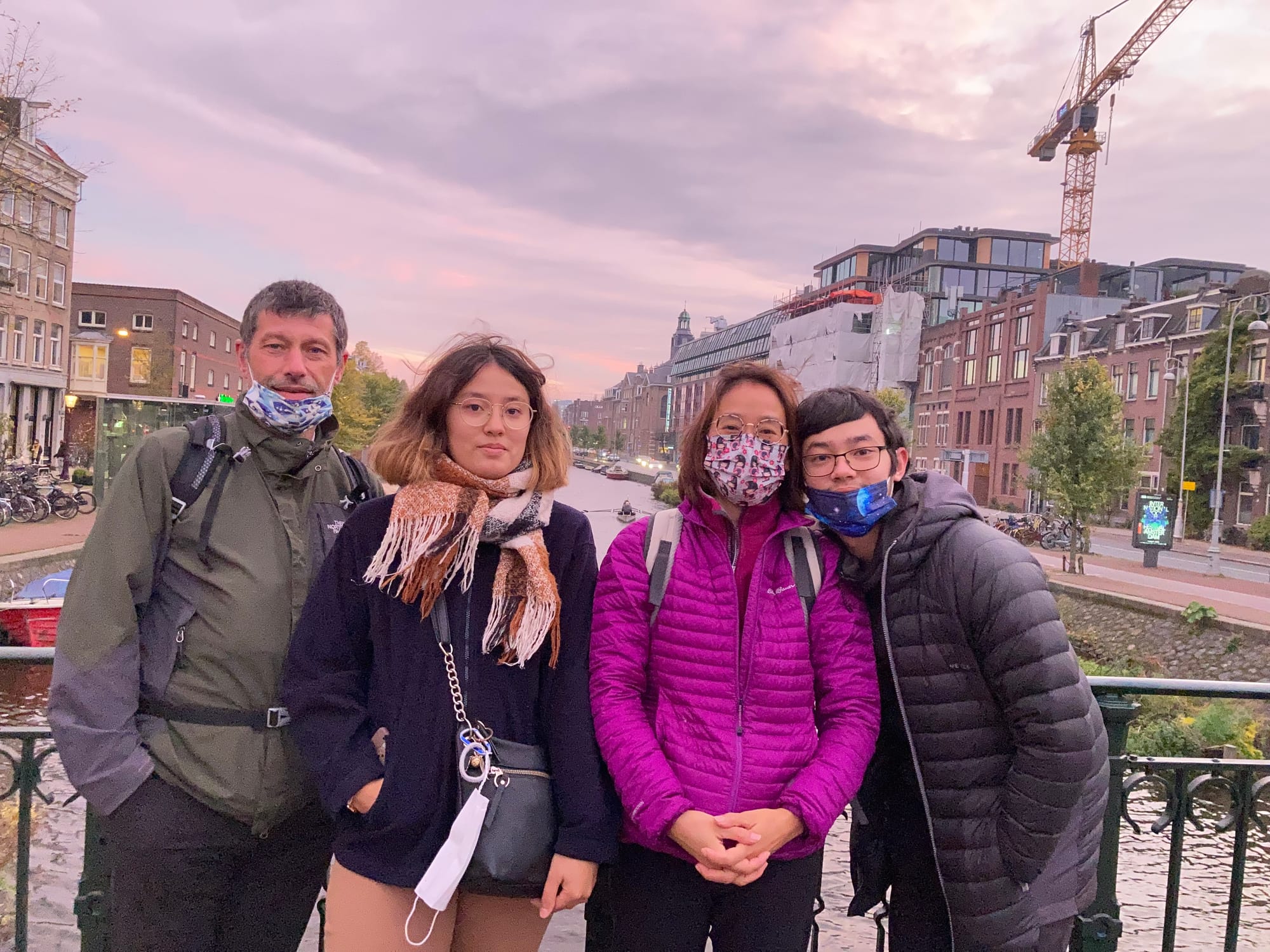 2021 Novembre : Eric et Nam à Amsterdam en famille