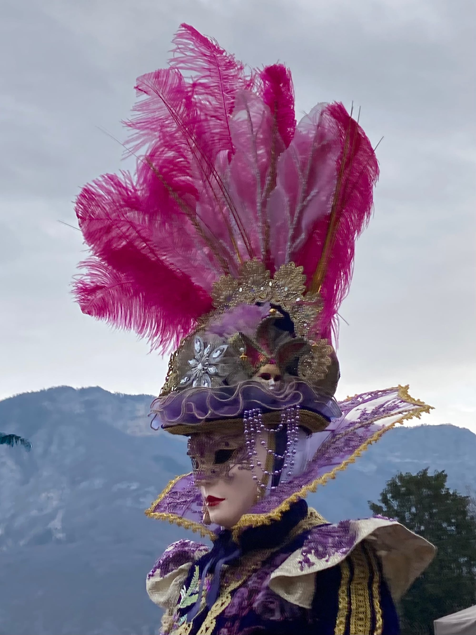 2022 Mars, le 13 - Nam (sans Eric) et Fouad au Carnaval Vénitien d'Annecy