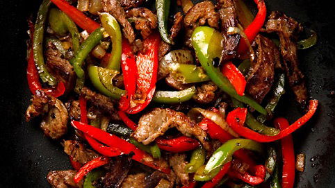 Beef Steak Fajitas