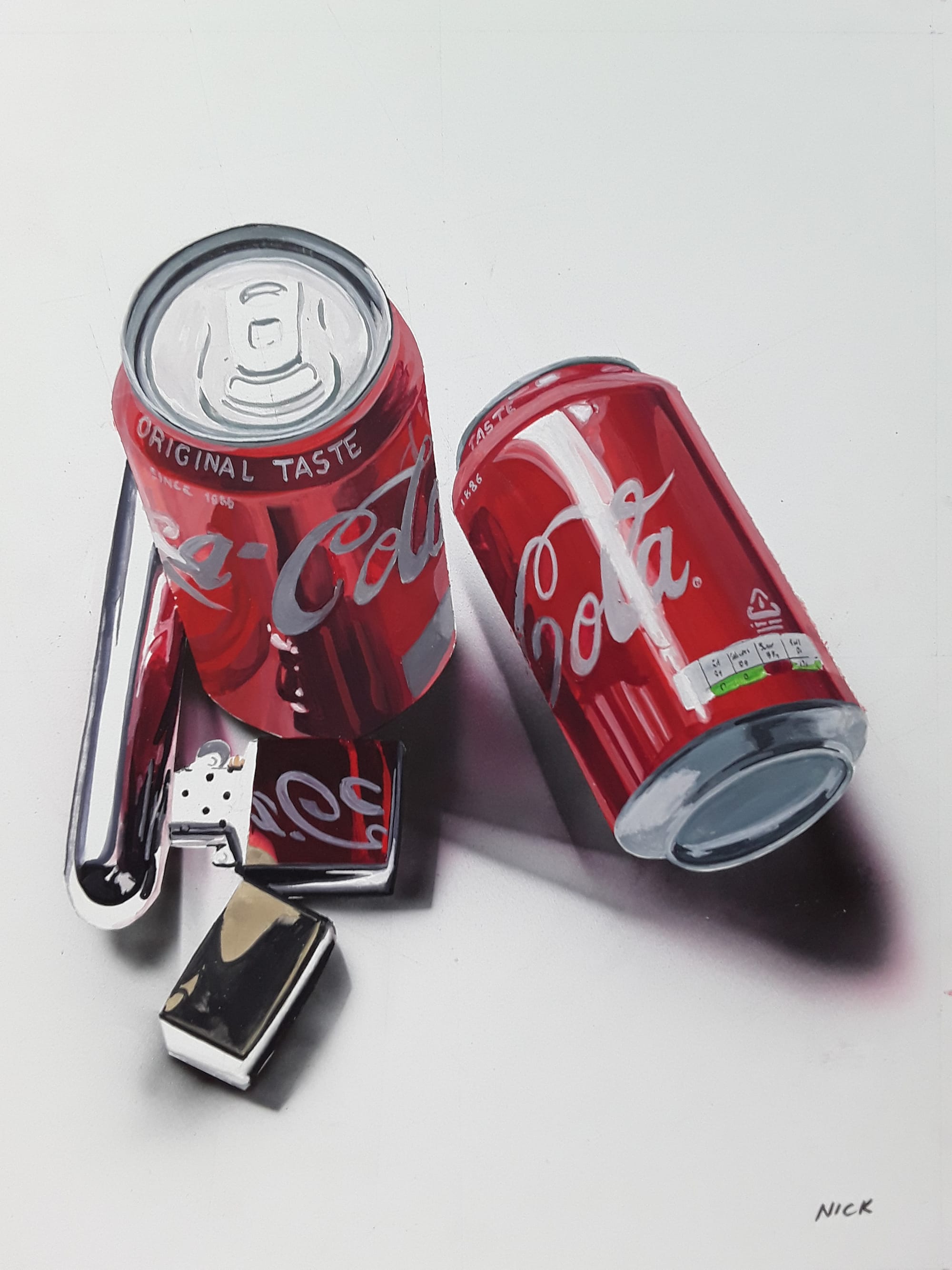 Coke cans