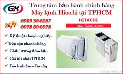 Trung tam bao hanh may lanh Hitachi tai Tphcm nhanh chong