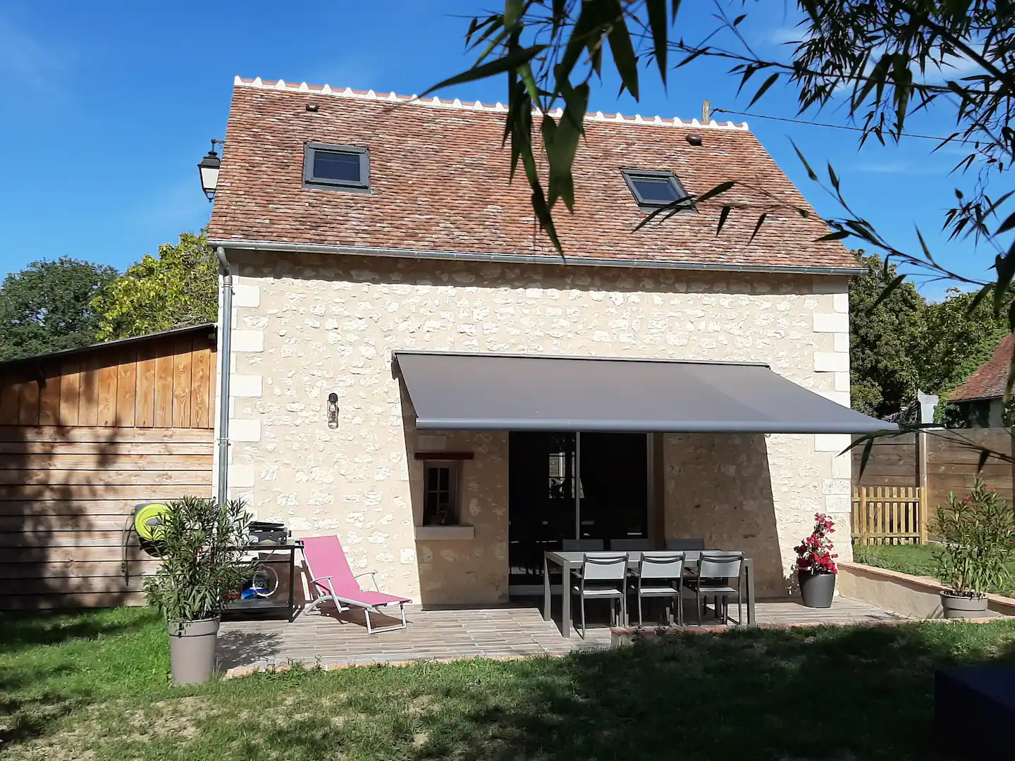 Terrasse ensoleillée