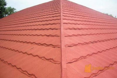 GENTENG METAL COLOR BERPASIR DAN FLAT MINIMALIS