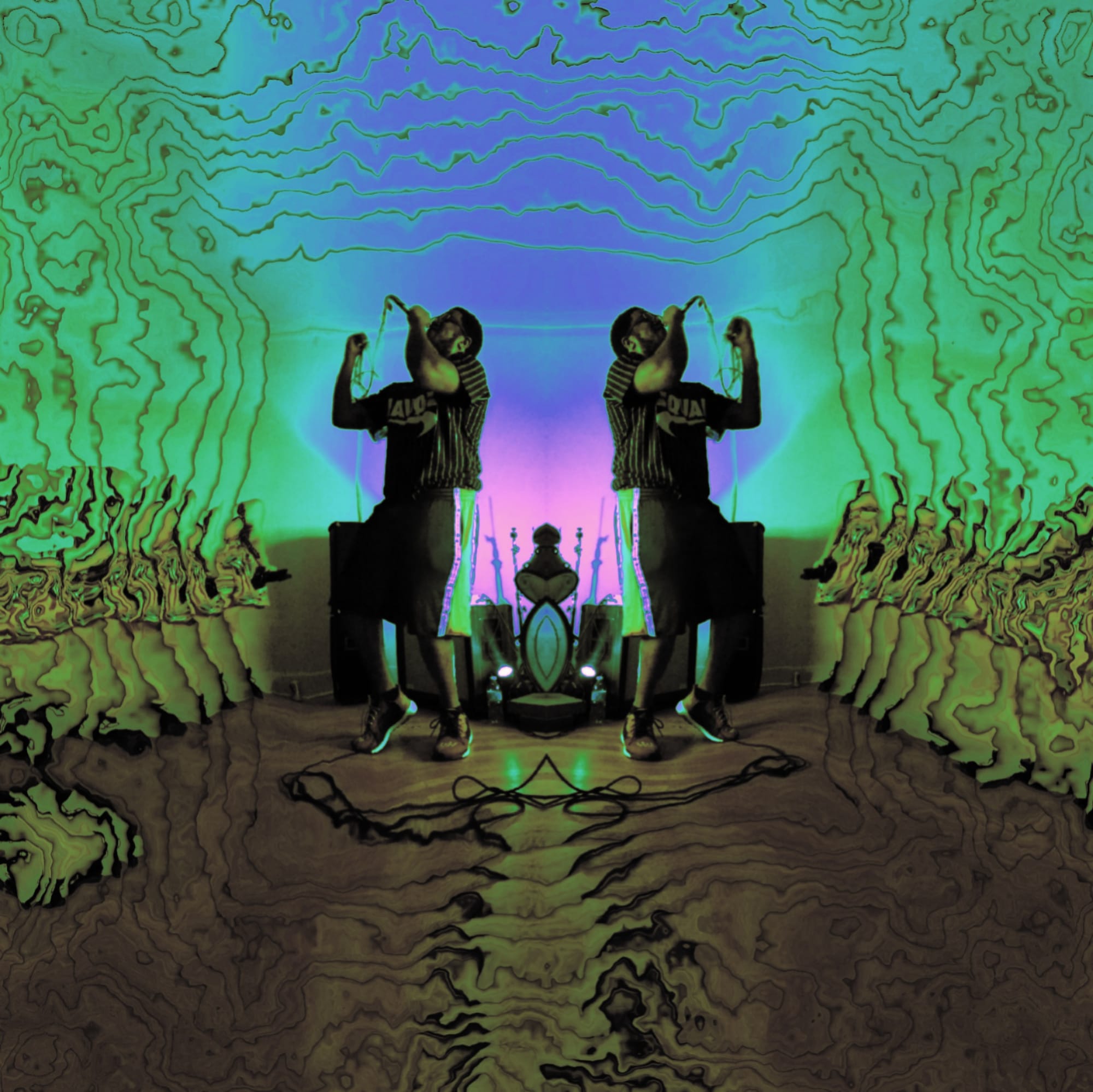 James Cam'ron performing at underground show