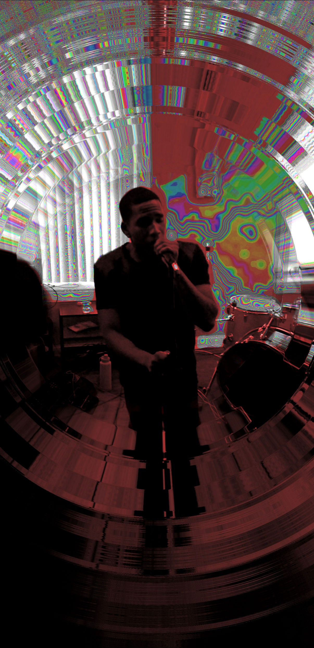 Boys Vs. Girls performing at an underground show