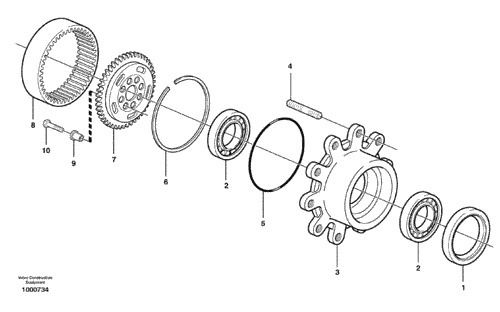 BL71_Wheel Hub_Front : Axle_11883883 / 11887362