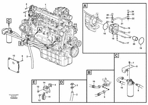 14536076 / 14536073_Engine Assembly : EC210B Prime