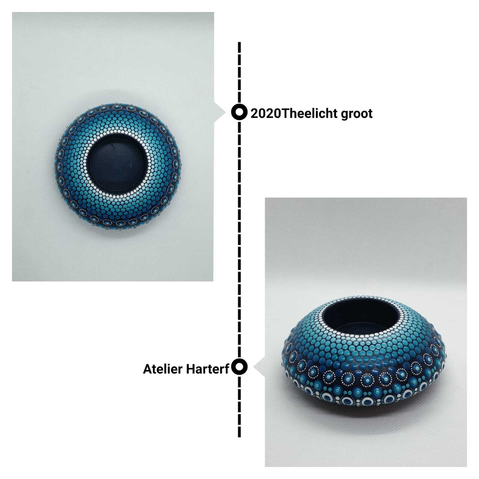 Theelicht groot € 35,00