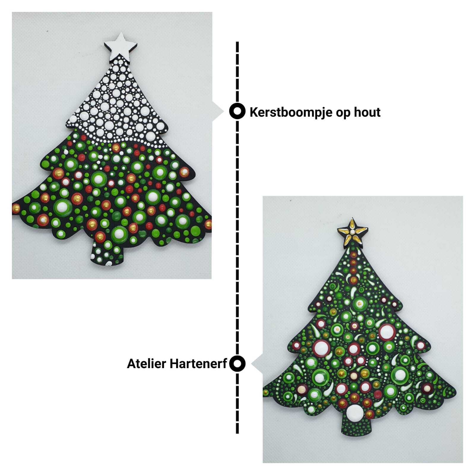 Christmas tree on wood € 19,95