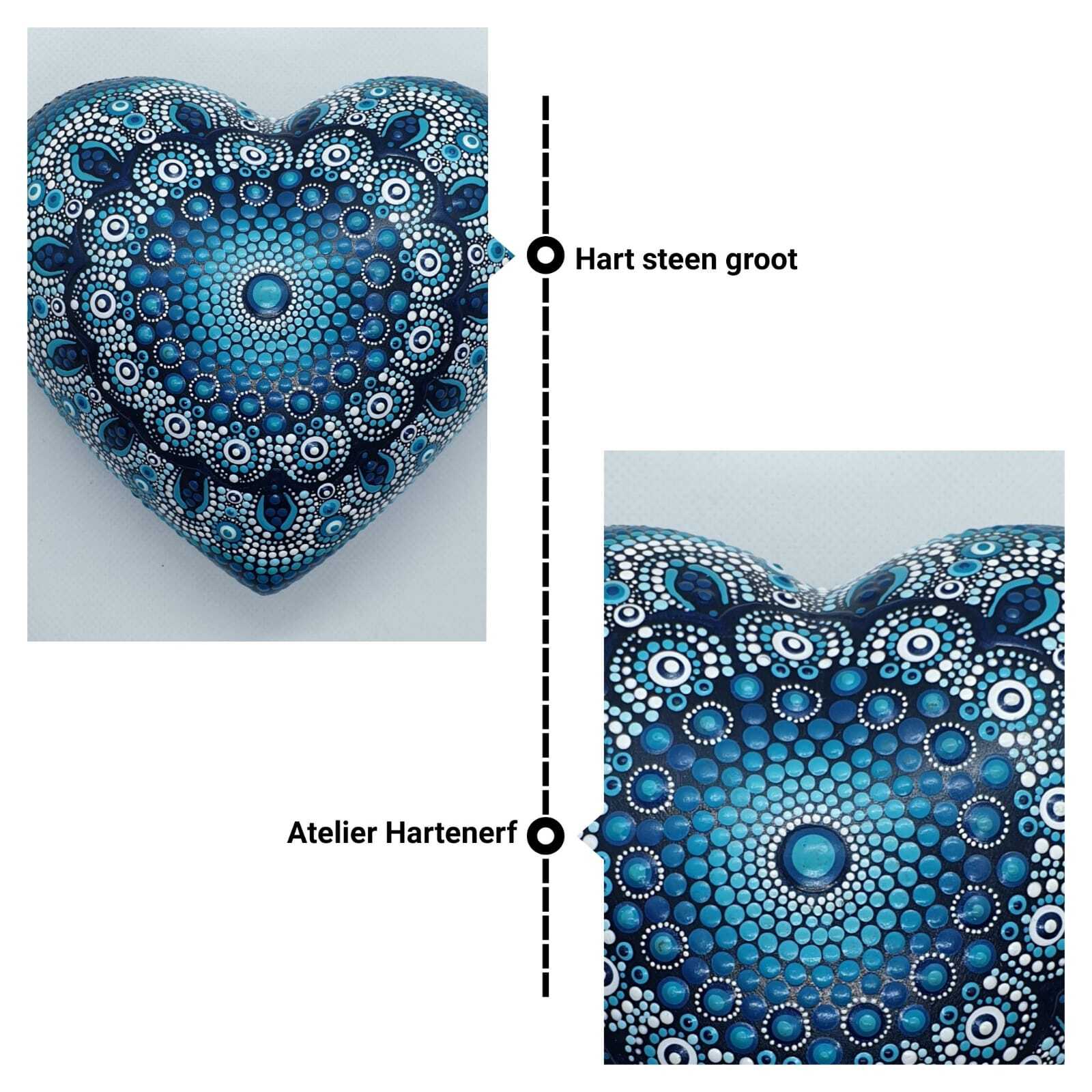 Heart stone large € 65,00