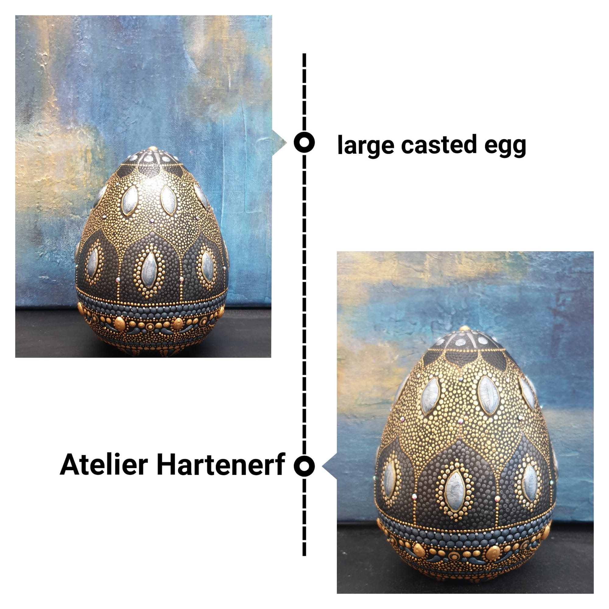 Large poured egg €45,00