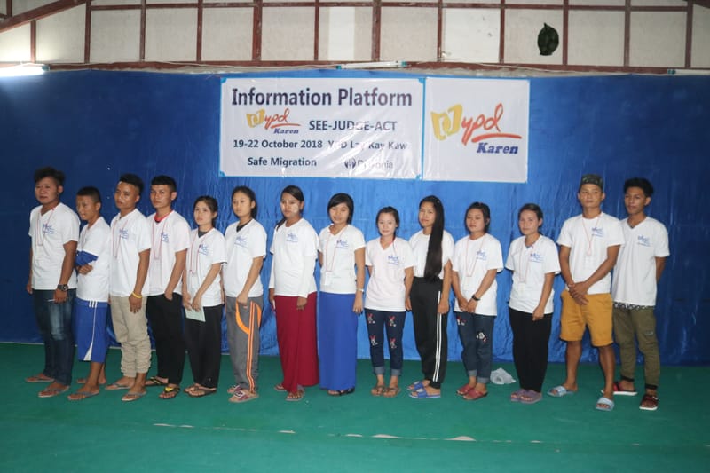 Exposure Trip 5. Htee Moo Hta village. Leader -Naw Say Ka Bla Wah