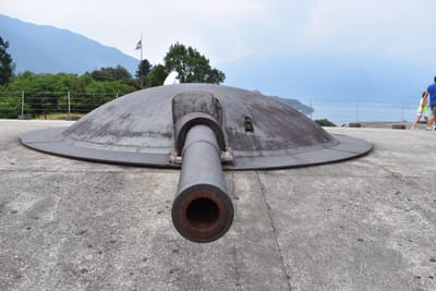 David Roberts ; A trip to Fort Montecchio, a fortress  on the Italian Frontiera Nord at Colico, Lake Como