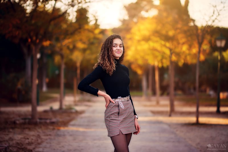Con las hermanas Carla y Caroline