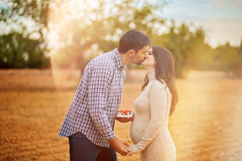 Con mama y papa Aline y Alejandro.