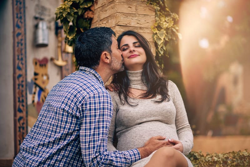 Con mama y papa Aline y Alejandro.