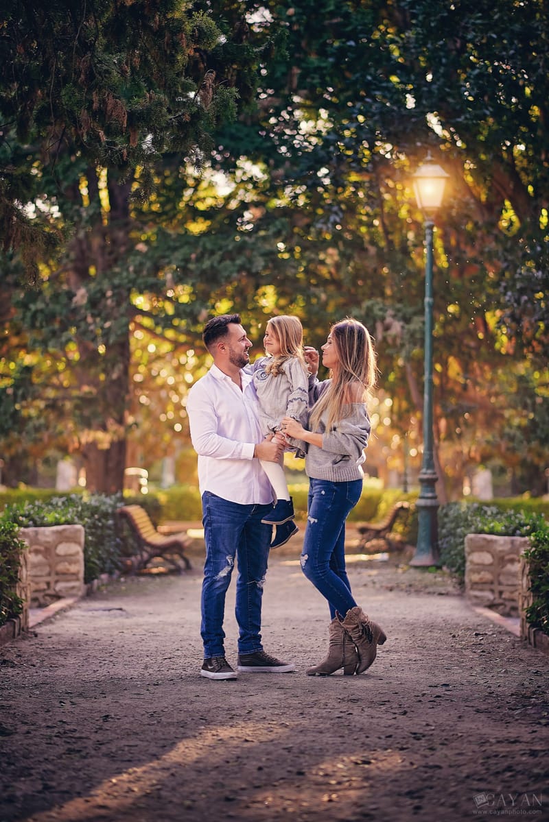 Con la familia Priscila, Gabriel y Manu.