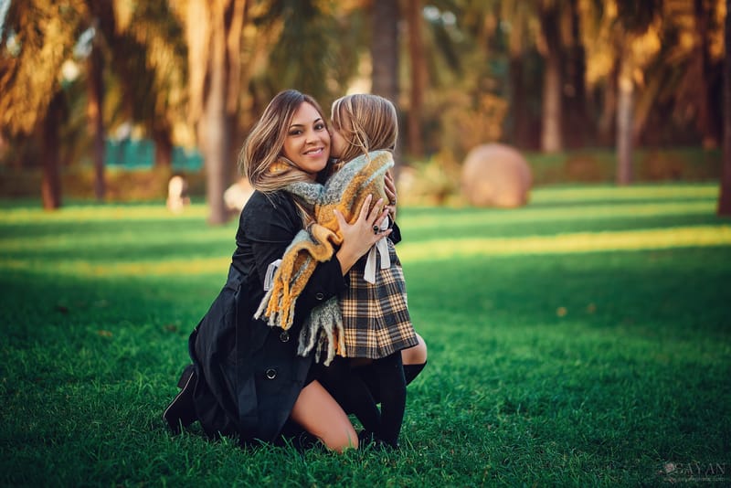 Con la familia Priscila, Gabriel y Manu.