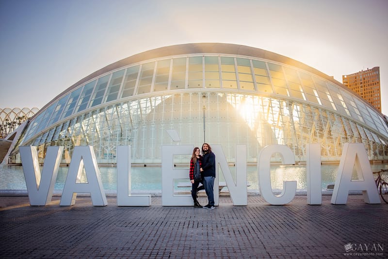 Con la pareja Luana y Jonathan.