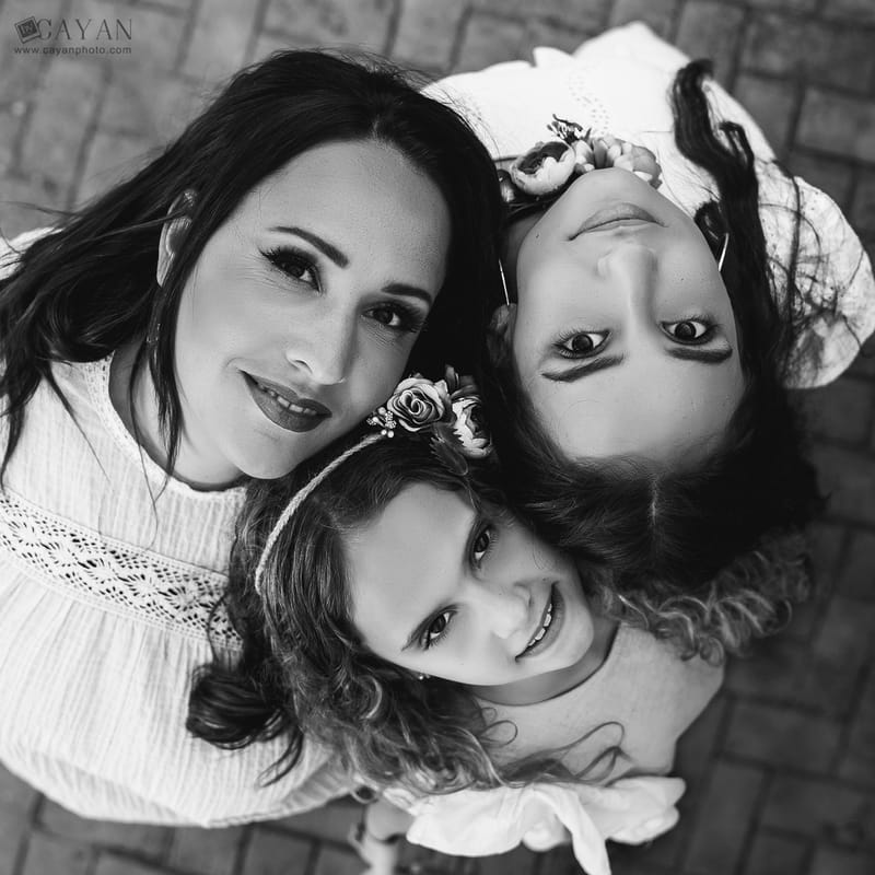 Con las chicas Miriam, Sarah y Miriam.