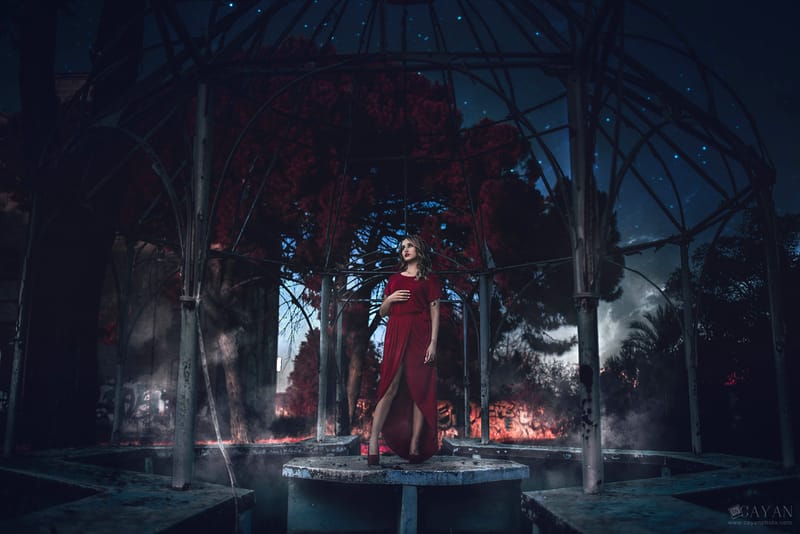 Con la modelo Yasmin Orero - @yasminorero23