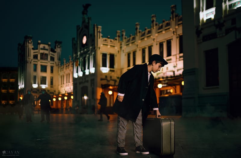 Con el modelo Dani Lligi - @danilligi_13