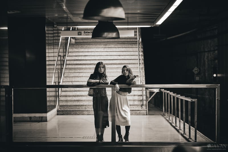 Con las modelos Andrea Martinez y Raquel Gonzales -@raquelgonzales17 @andreamartinez_007