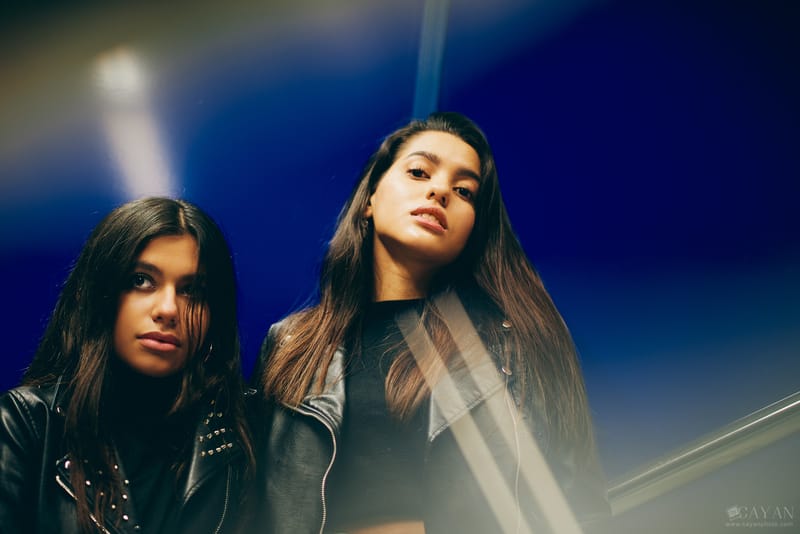 Con las modelos Andrea Martinez y Raquel Gonzales -@raquelgonzales17 @andreamartinez_007