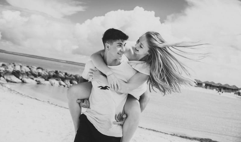 Sesión de fotos en playas en Caribe