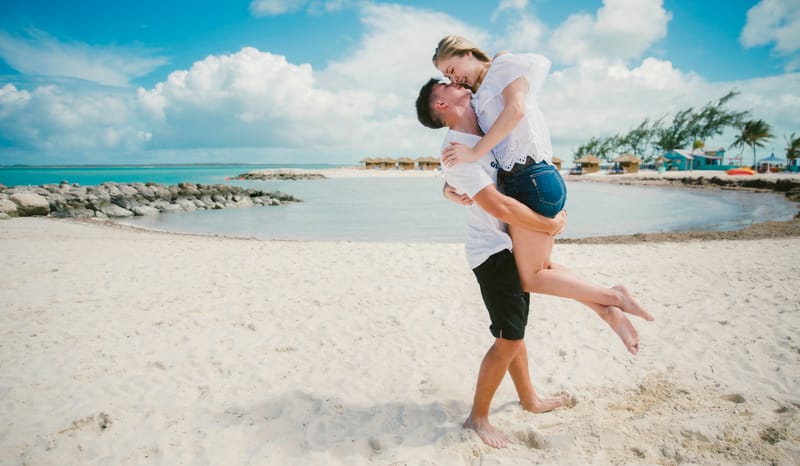 Sesión de fotos en playas en Caribe