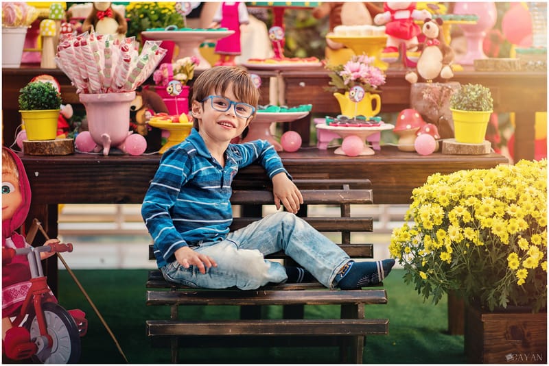 Con Yasmin e su familia